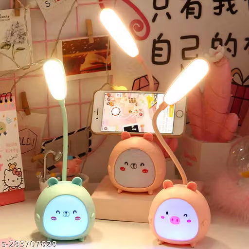 Desk Lamps for Study Table - Rechargeable USB Warm Light