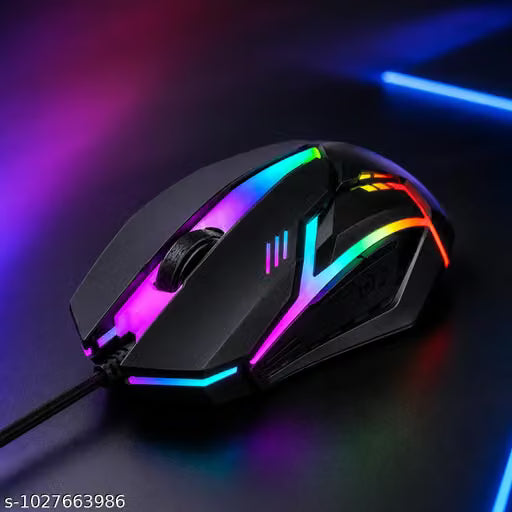 RGB Gaming Mouse High Performances Wired Optical Mouse for Computer