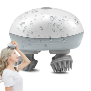 Scalp Massager | 96 Silicon Points | 360° Rotating Heads | Oil-Friendly | Detachable