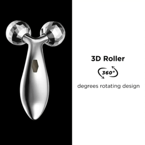 Manual Roller Face & Body Massager – Lifting & Relaxation Tool 360° Rotating Design | 3D Kneading Technology | Face & Body Use | Blood Circulation