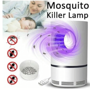 USB Powered Mosquito Killer Machine – Chemical-Free Electric Bug Zapper UV LED Light | 360° Coverage | Silent Operation | Chemical-Free | Suction Fan Technology