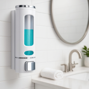 Wall Mounted Soap Dispenser – Touch-Free Liquid Dispenser 350ml Capacity | ABS Plastic | Wall Mount | Multi-Purpose | Black Design